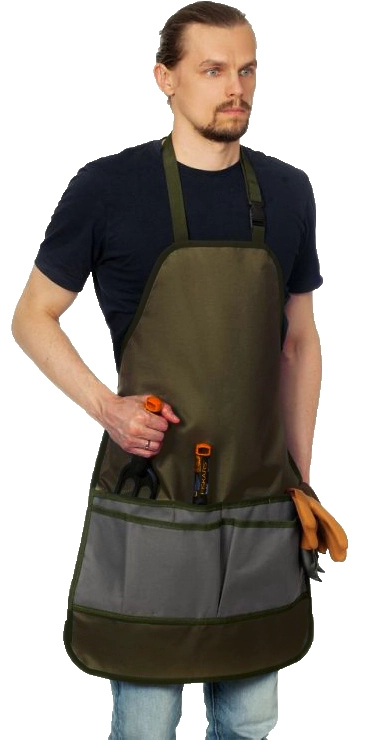 фото фартук садовый garden chef, темный хаки