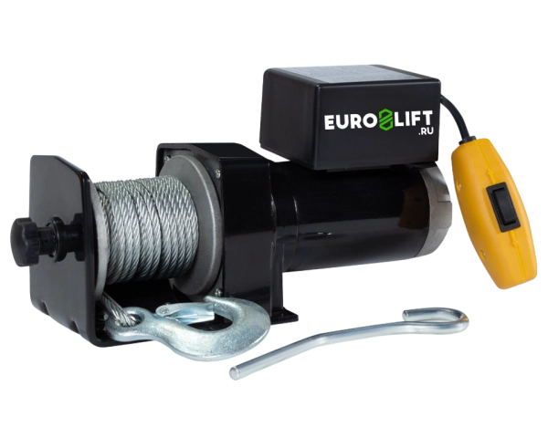 Лебедка автомобильная электрическая KDJ-2000Н (200-D)12V