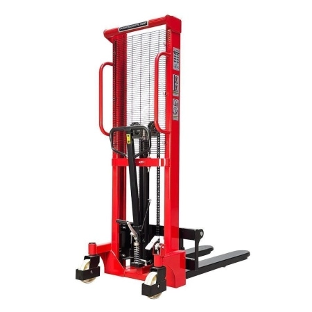 фото ручной гидравлический штабелер oxlift hs1516 1600 мм 1500 кг