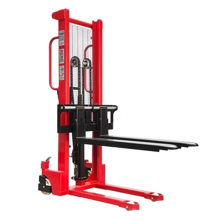 фото ручной гидравлический штабелер oxlift hs1516 1600 мм 1500 кг