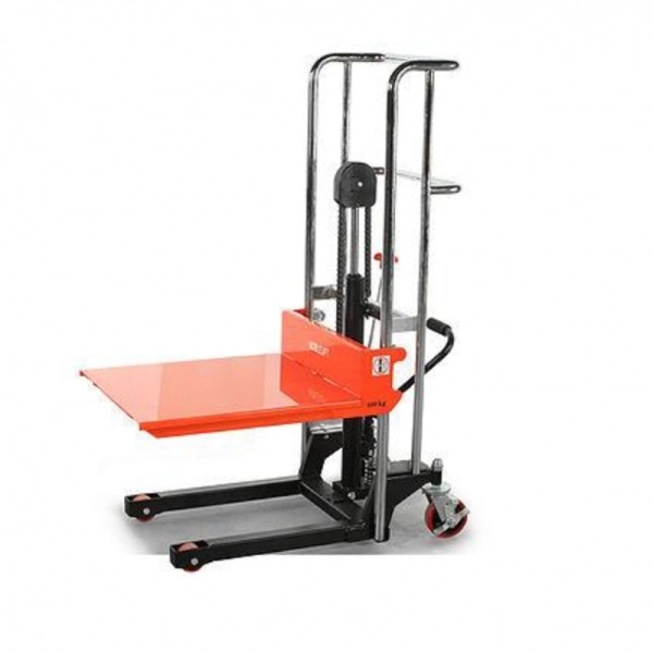 фото штабелер гидравлический ручной noblelift ps0415 с платформой
