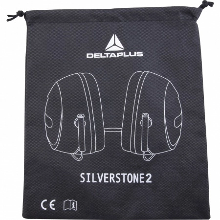 фото наушники deltaplus™ silverstone 2 (30дб) с горизонтальным оголовьем, флуоресцентно-желтые
