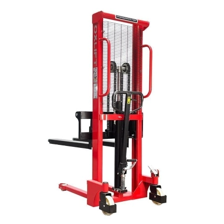 фото ручной гидравлический штабелер oxlift hs1516 1600 мм 1500 кг