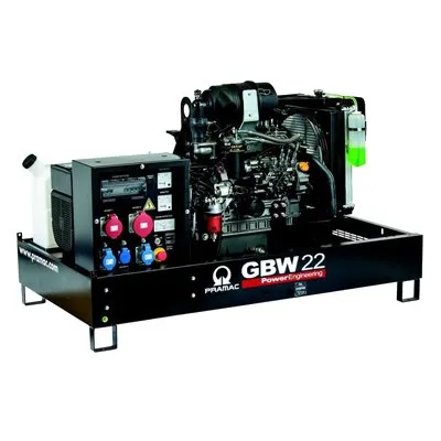 Дизельный генератор PRAMAC GBW22Y LINZ трехфазный без кожуха