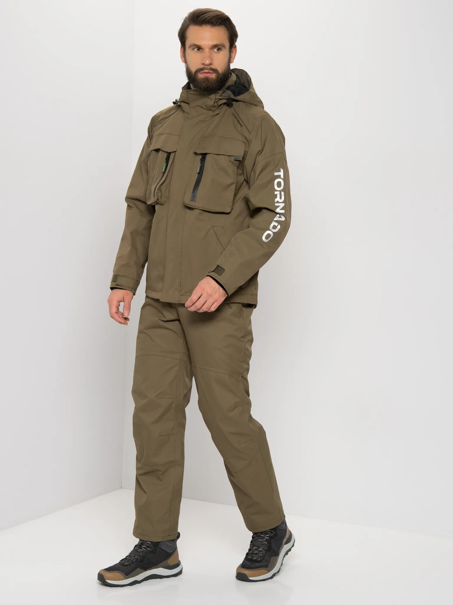 фото костюм демисезонный торнадо цвет хаки ткань breathable